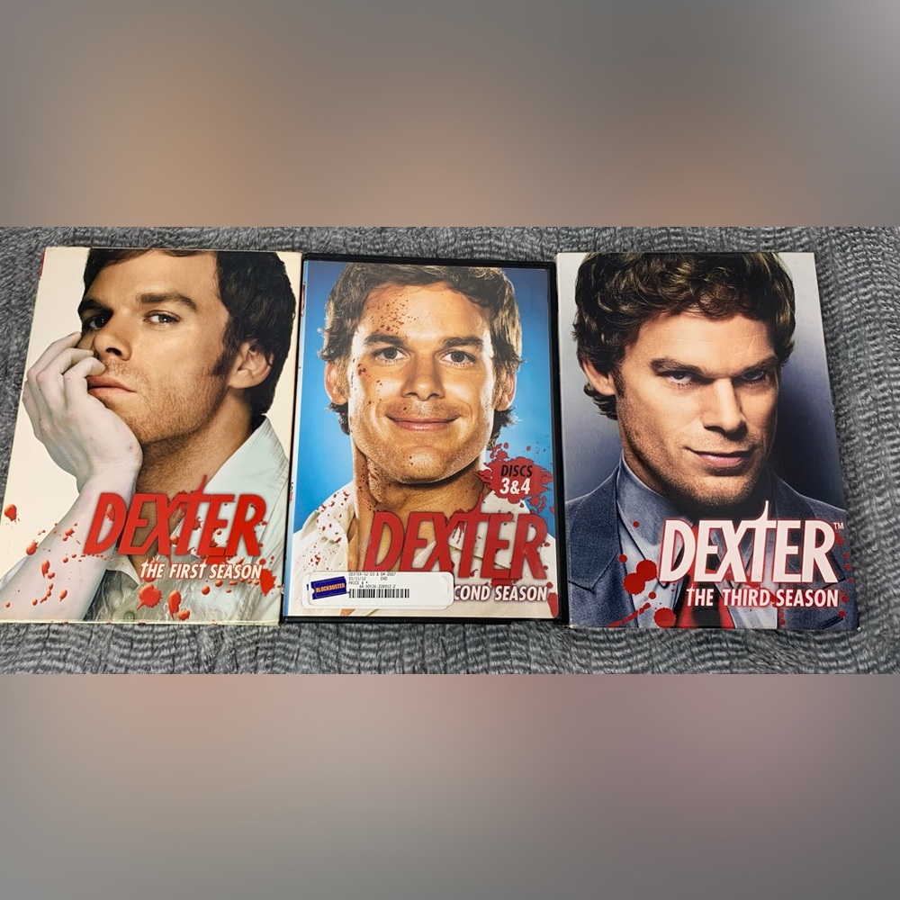 3/$20 DEXTER DVD SET - Season 1, Season 2 (discs 3&4 only), Season 3